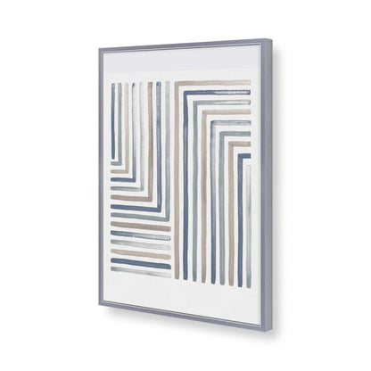 [Color:Polished Chrome], Picture of art in a Polished Chrome frame of the corner