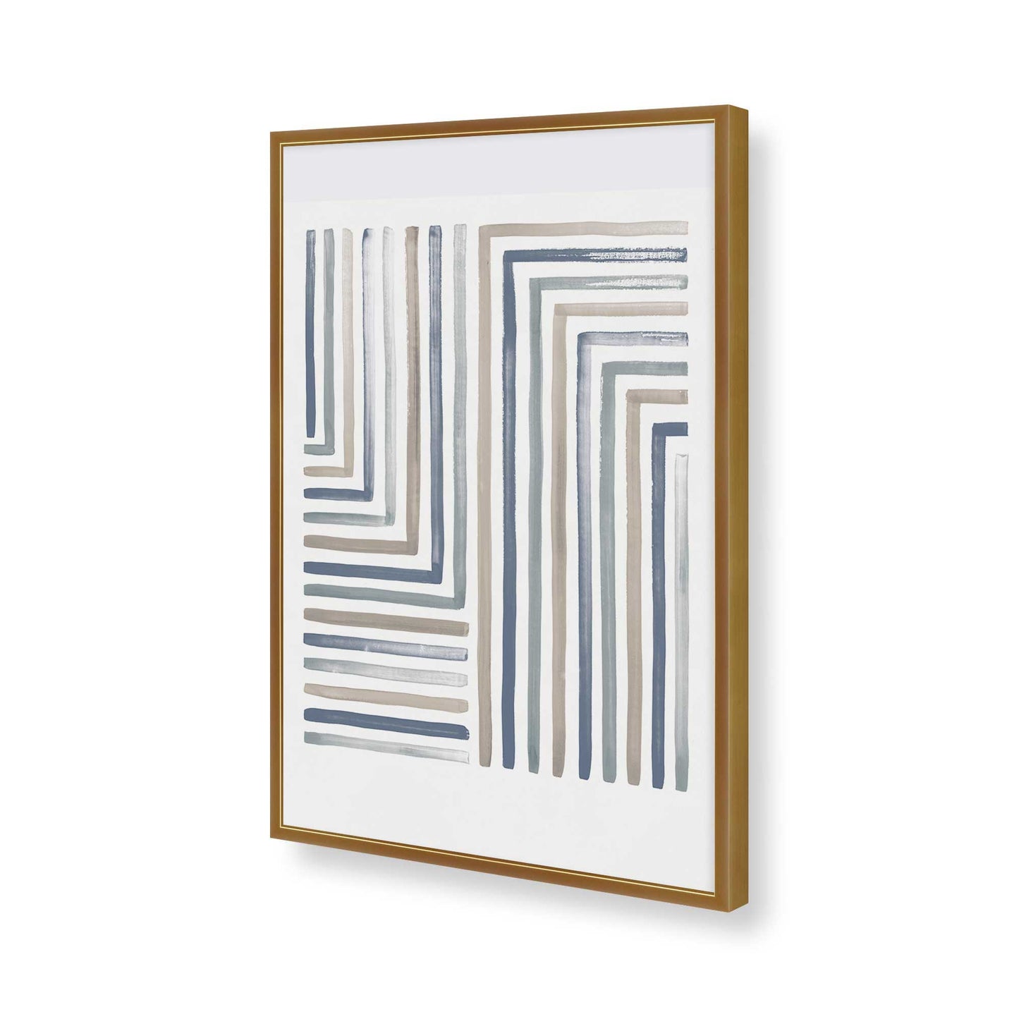 [Color:Polished Gold], Picture of art in a Polished Gold frame of the corner