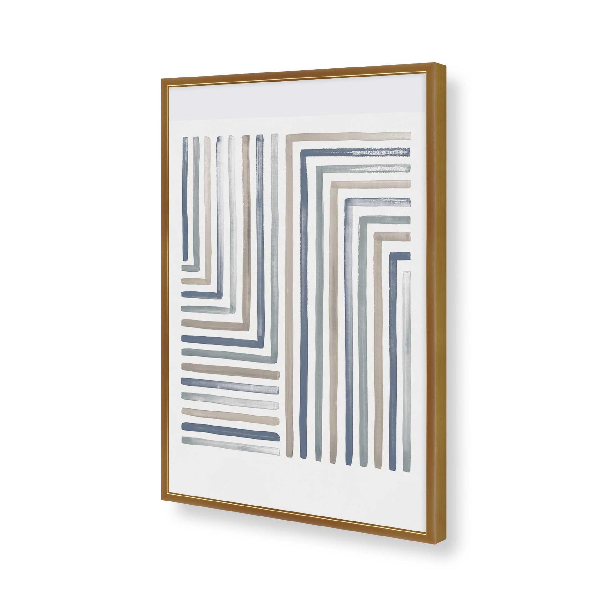[Color:Polished Gold], Picture of art in a Polished Gold frame of the corner