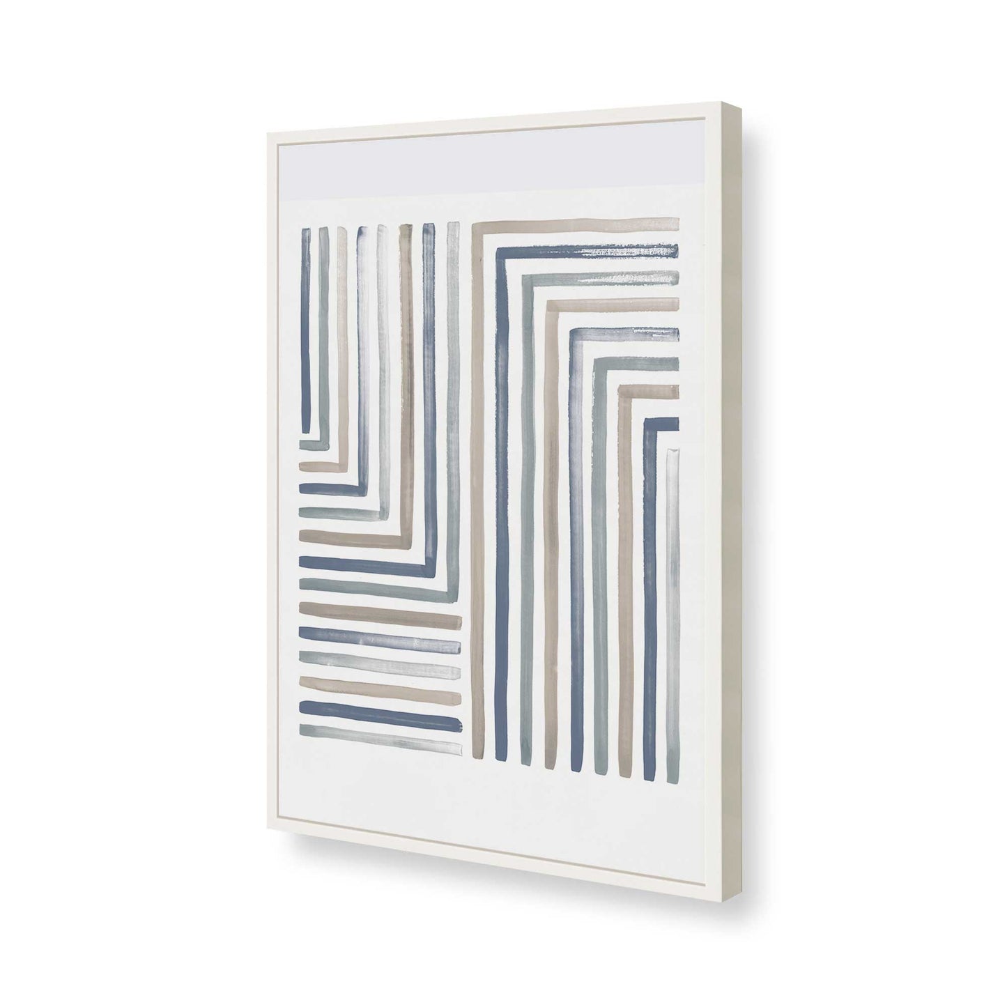 [Color:Opaque White], Picture of art in a Opaque White frame of the corner