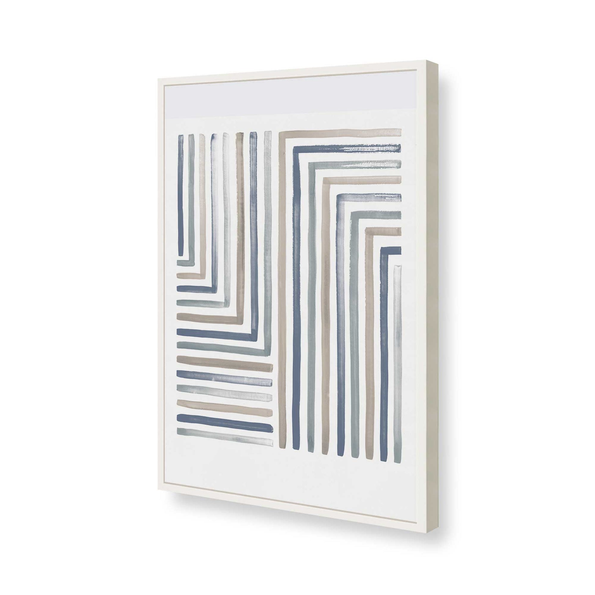 [Color:Opaque White], Picture of art in a Opaque White frame of the corner