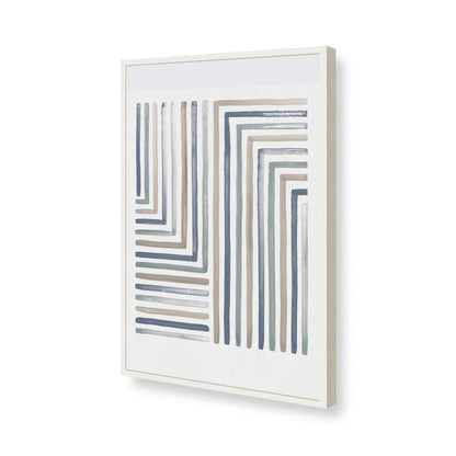 [Color:Opaque White], Picture of art in a Opaque White frame of the corner