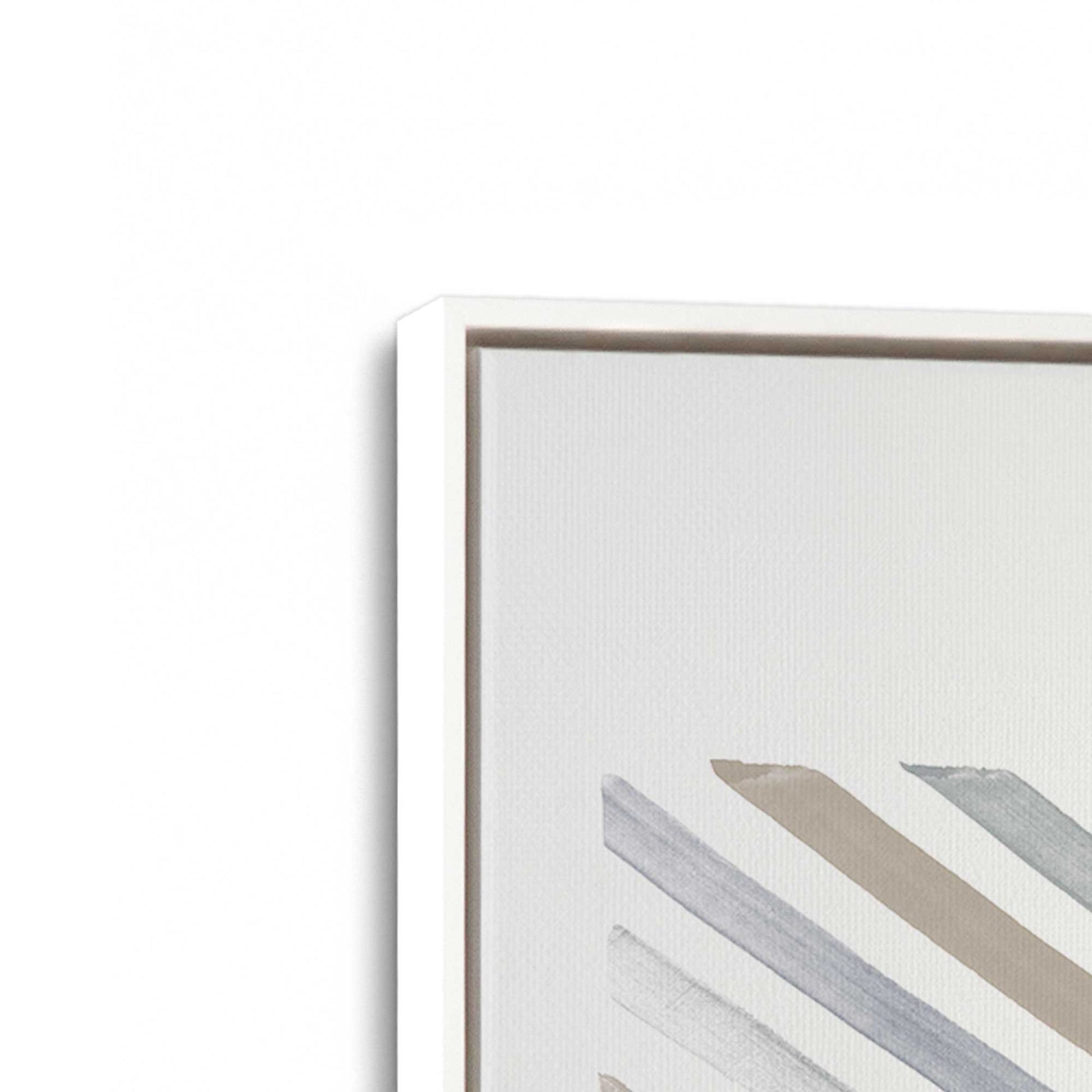 [Color:Opaque White], Picture of art in a White frame at an angle