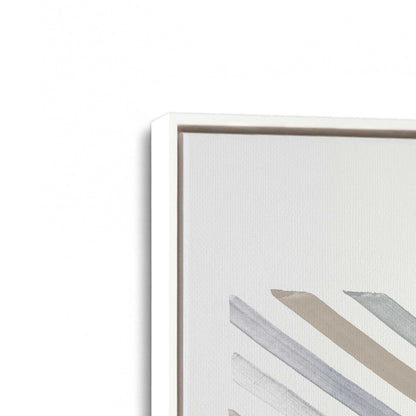 [Color:Opaque White], Picture of art in a White frame at an angle