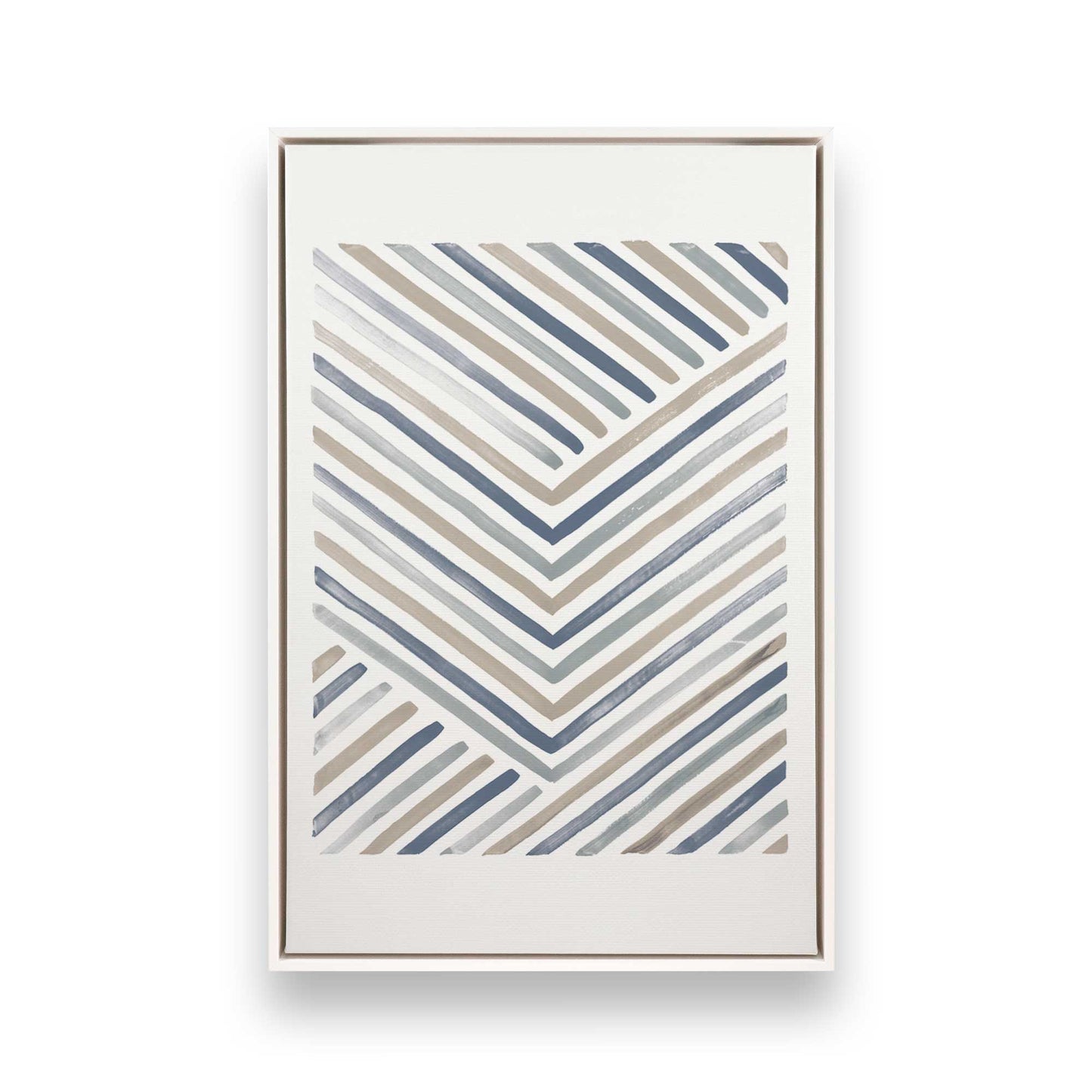 [Color:Opaque White], Picture of art in a White frame