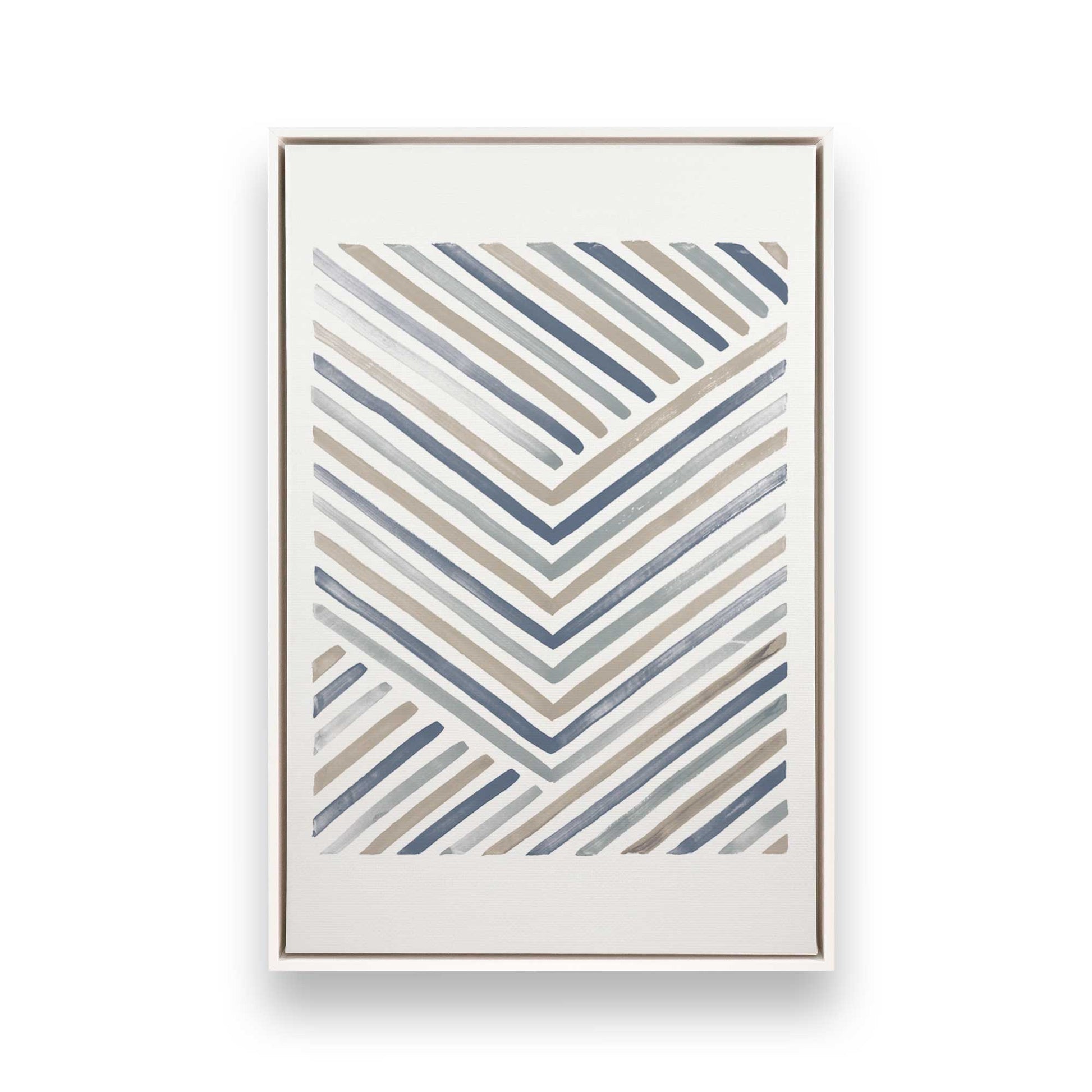 [Color:Opaque White], Picture of art in a White frame