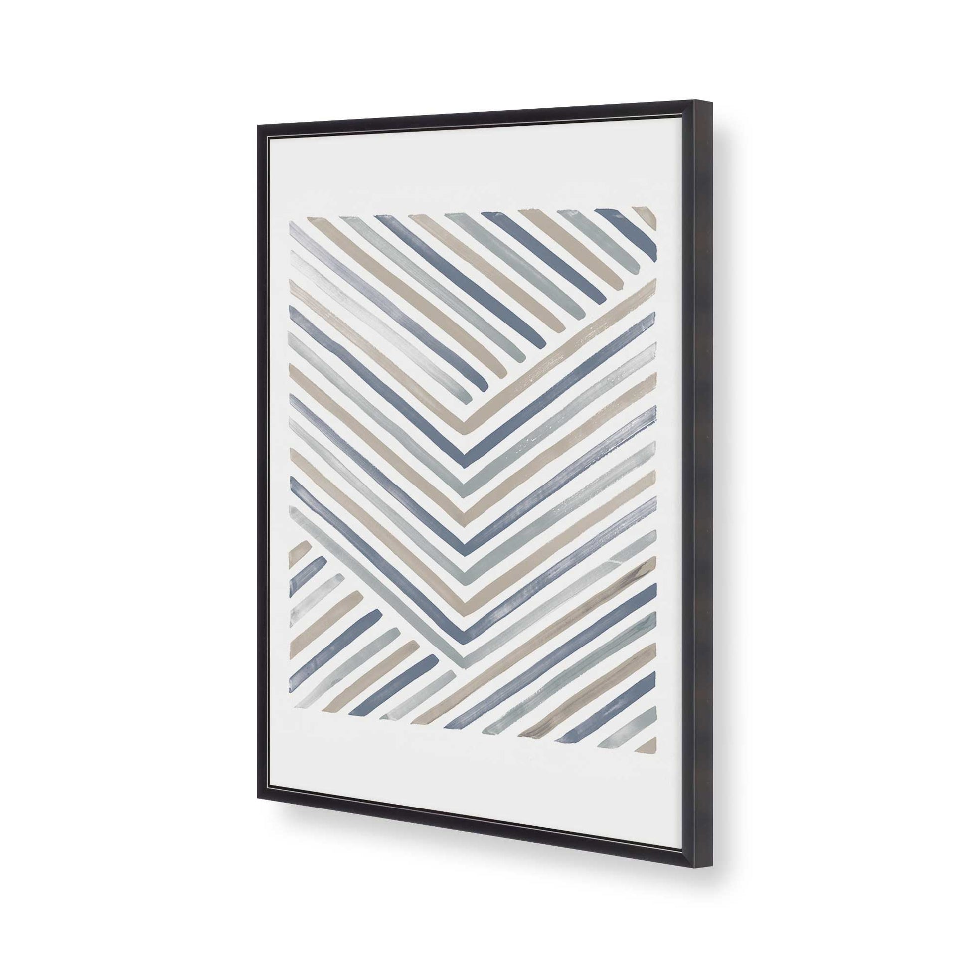 [Color:Weathered Zinc], Picture of art in a Weathered Zinc frame of the corner