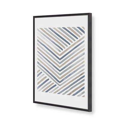 [Color:Weathered Zinc], Picture of art in a Weathered Zinc frame of the corner