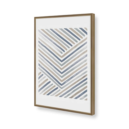 [Color:Brushed Gold], Picture of art in a Brushed Gold frame of the corner