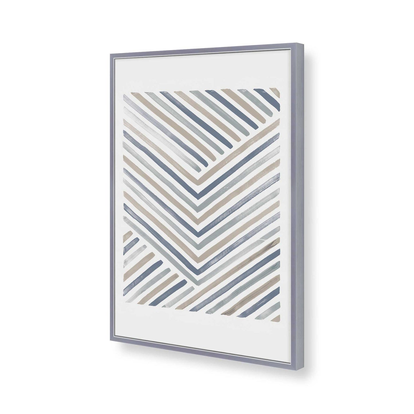 [Color:Polished Chrome], Picture of art in a Polished Chrome frame of the corner