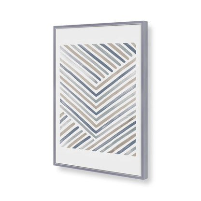 [Color:Polished Chrome], Picture of art in a Polished Chrome frame of the corner