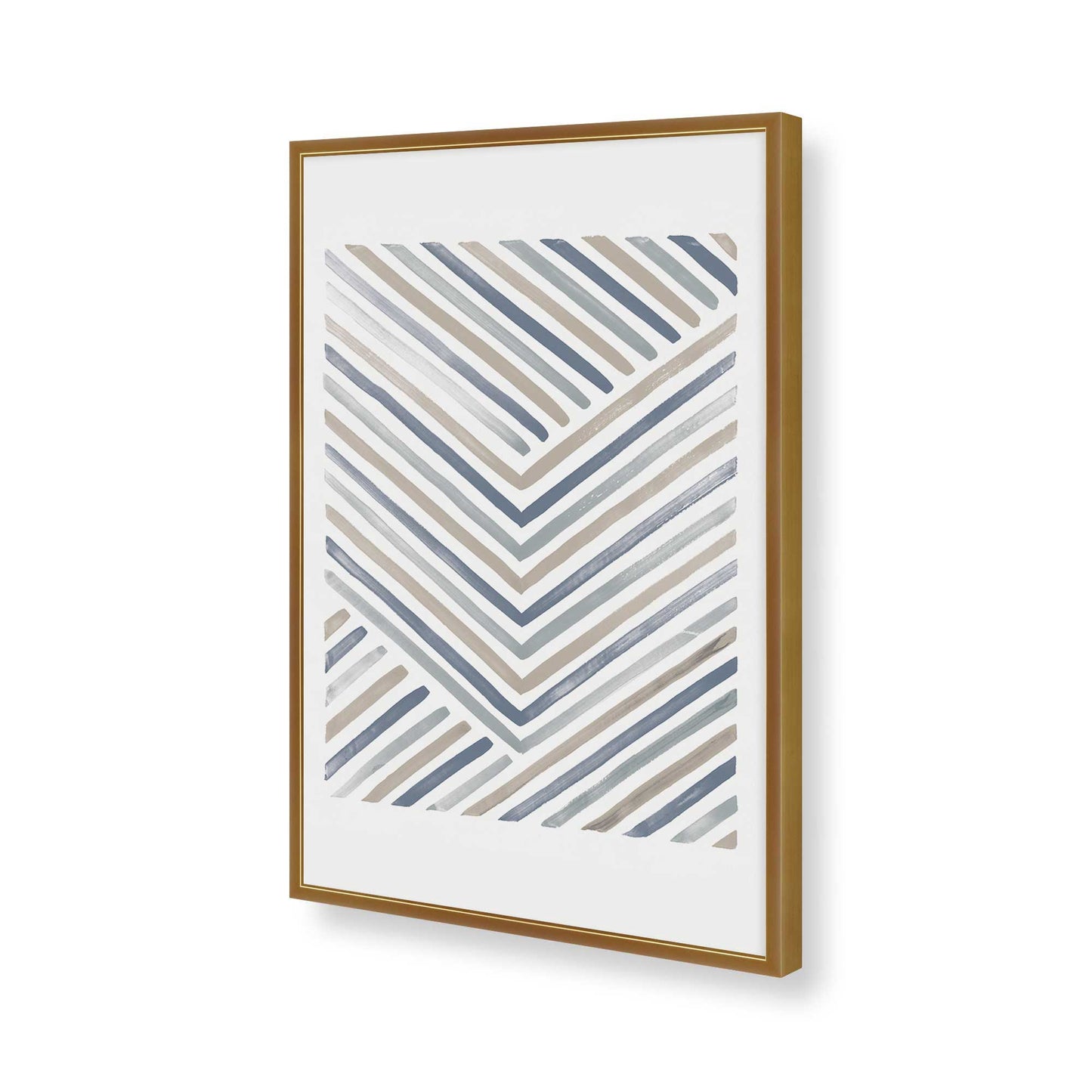 [Color:Polished Gold], Picture of art in a Polished Gold frame of the corner