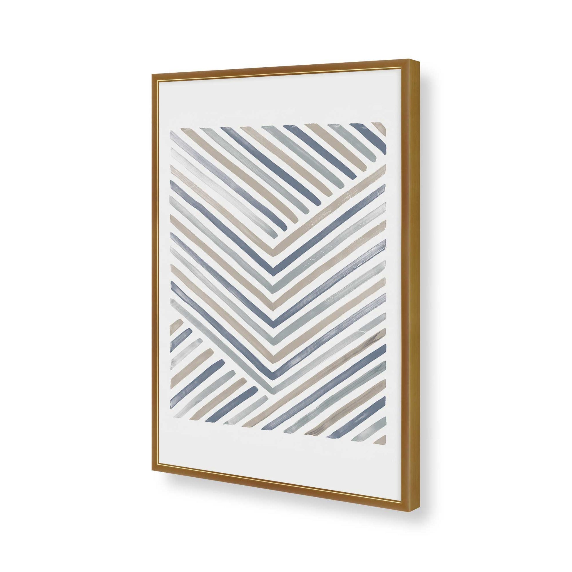 [Color:Polished Gold], Picture of art in a Polished Gold frame of the corner
