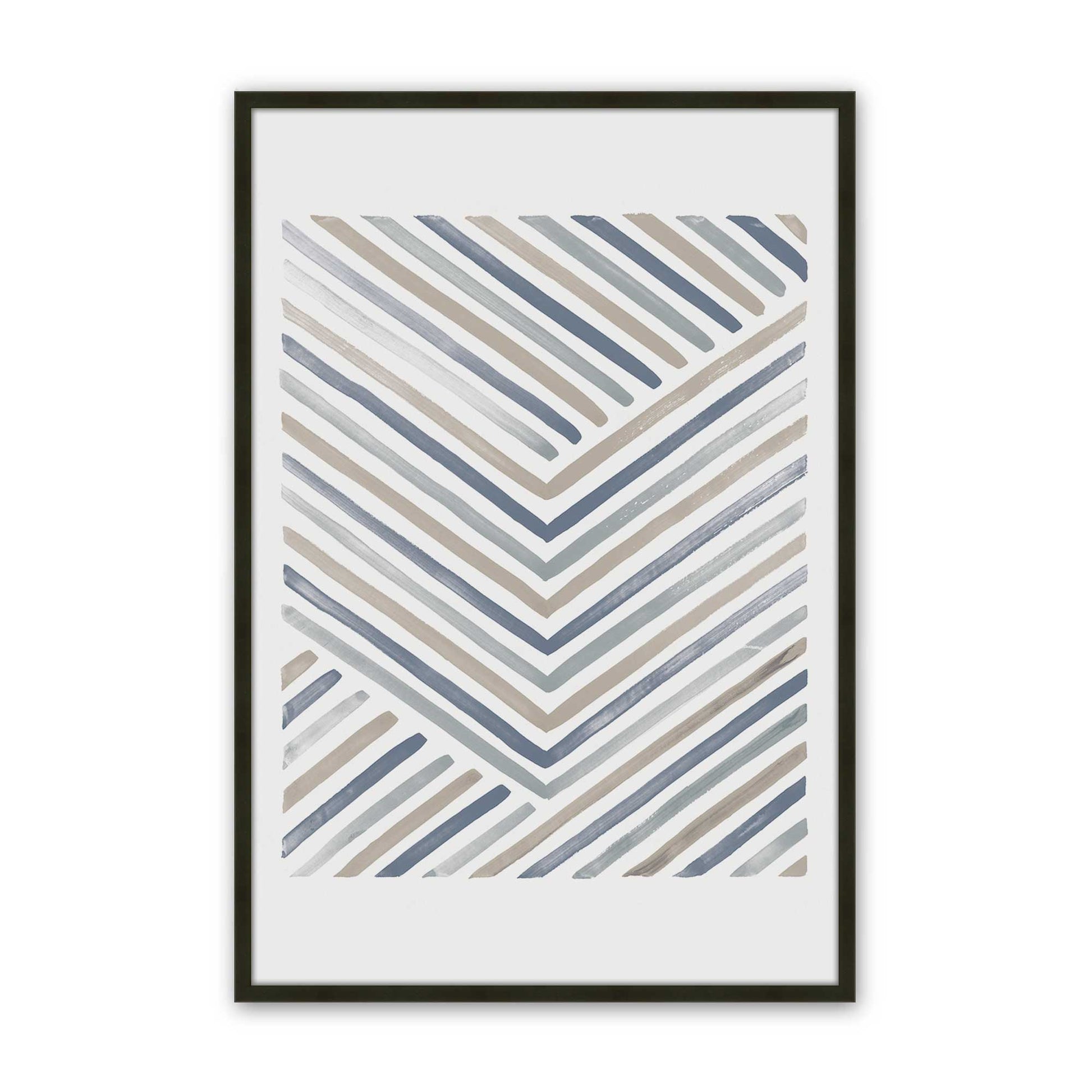 [Color:Satin Black], Picture of art in a Satin Black frame
