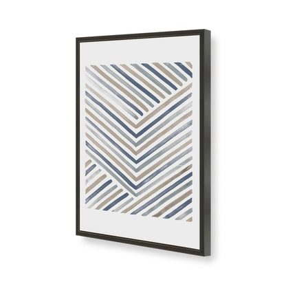 [Color:Satin Black], Picture of art in a Satin Black frame of the corner