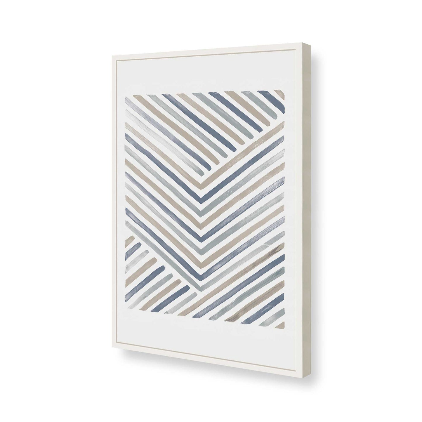 [Color:Opaque White], Picture of art in a Opaque White frame of the corner