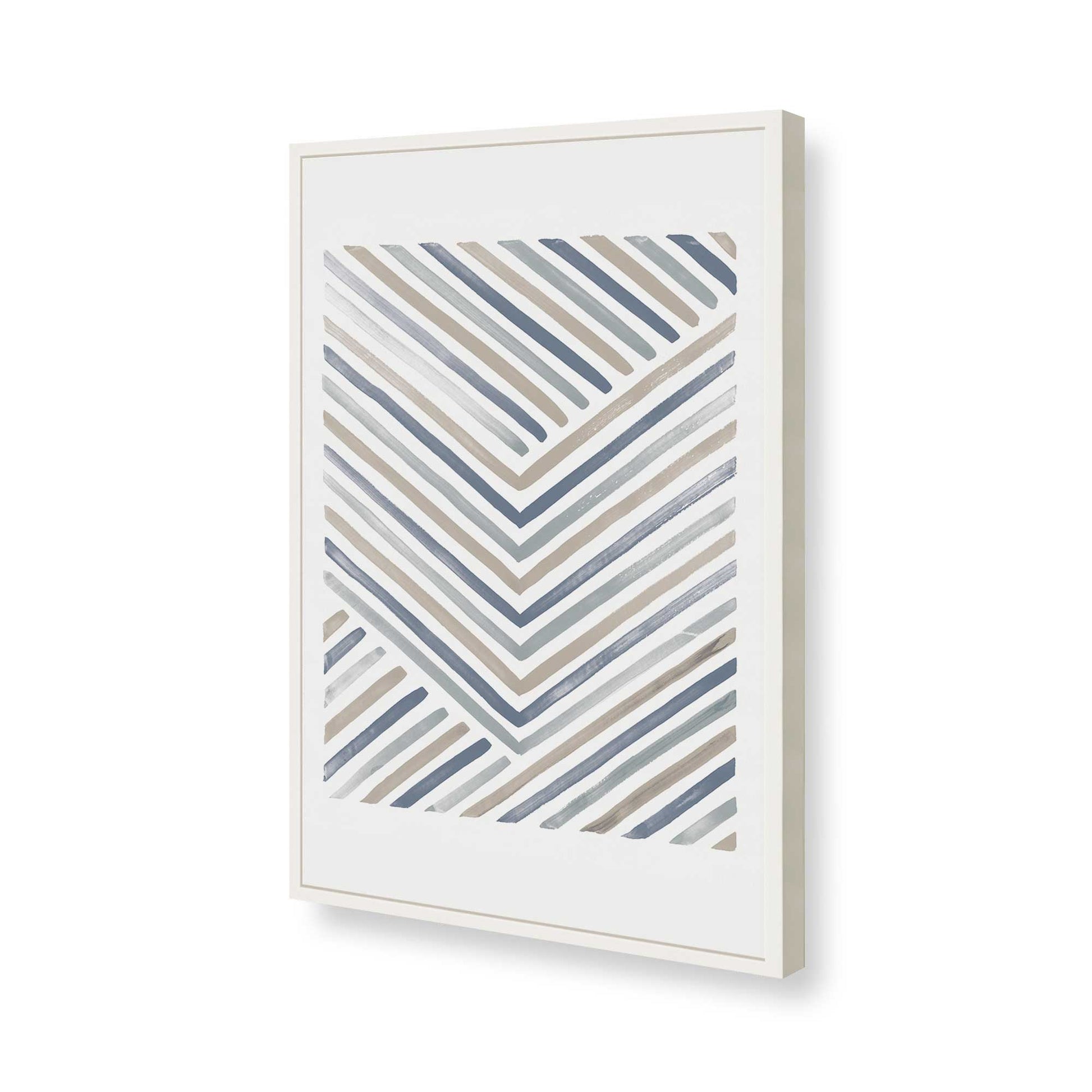 [Color:Opaque White], Picture of art in a Opaque White frame of the corner