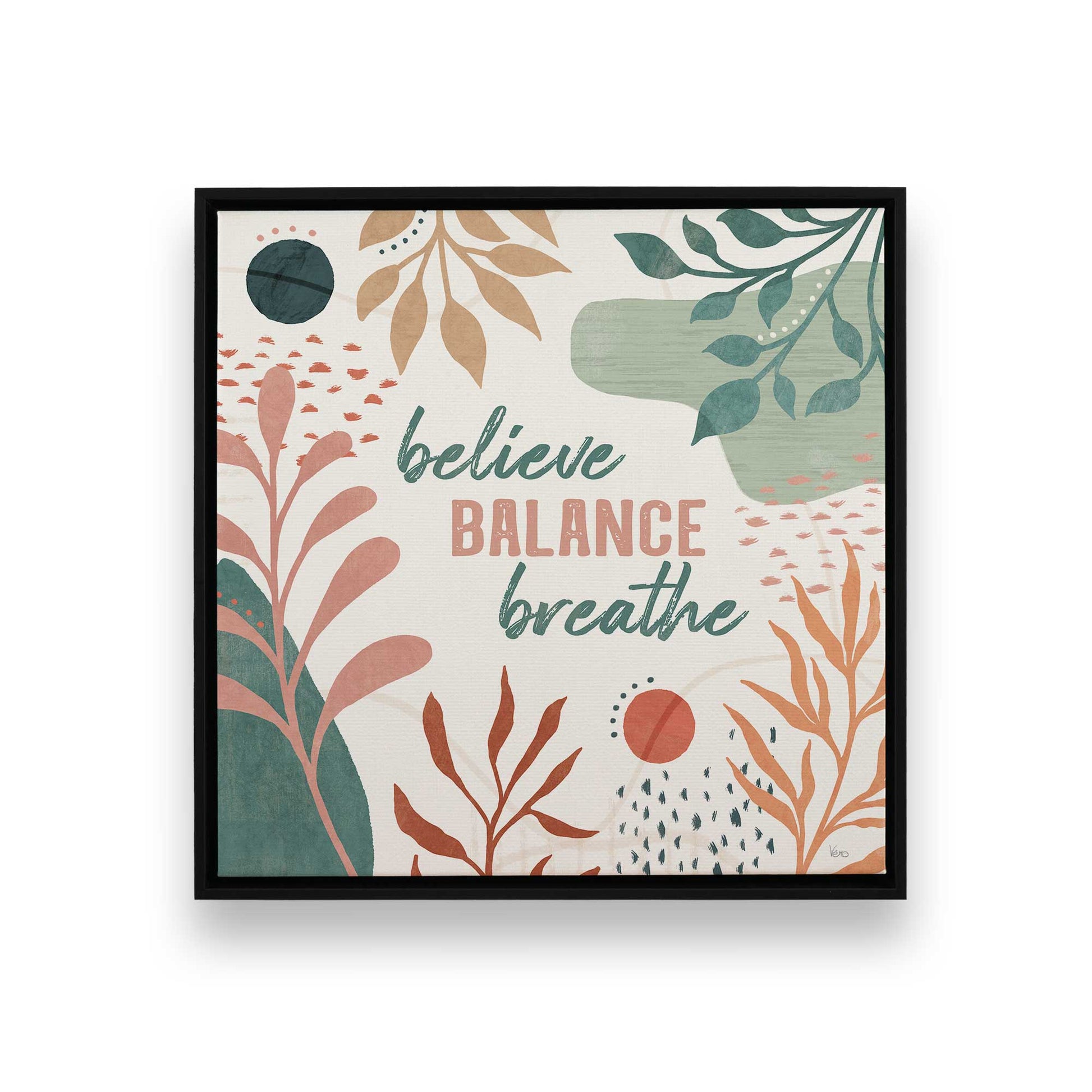 [Color:Satin Black], Picture of art in a Satin Black frame