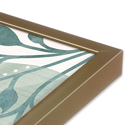 [Color:Brushed Gold], Picture of art in a Brushed Gold frame of the corner