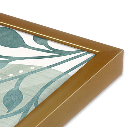 [Color:Polished Gold], Picture of art in a Polished Gold frame of the corner