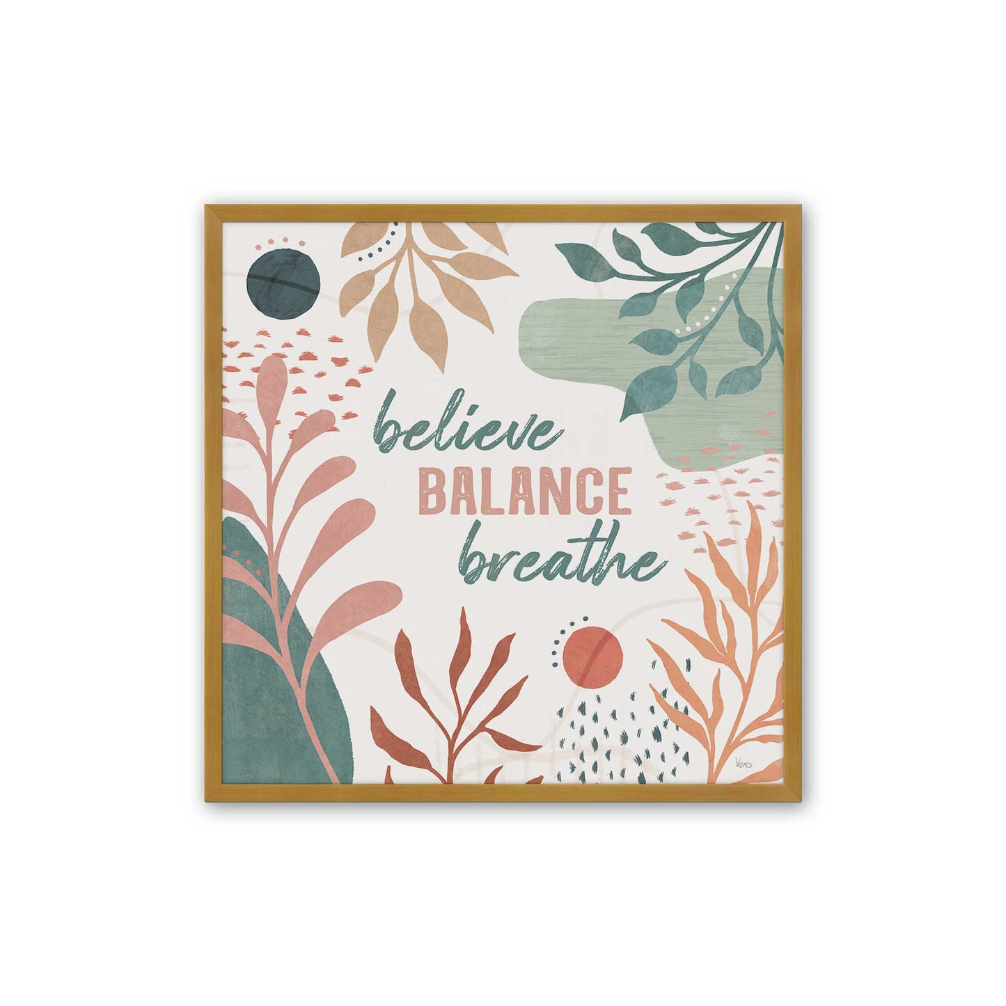 [Color:Polished Gold], Picture of art in a Polished Gold frame