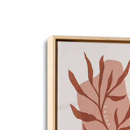 [Color:American Maple], Picture of art in a American Maple frame at an angle