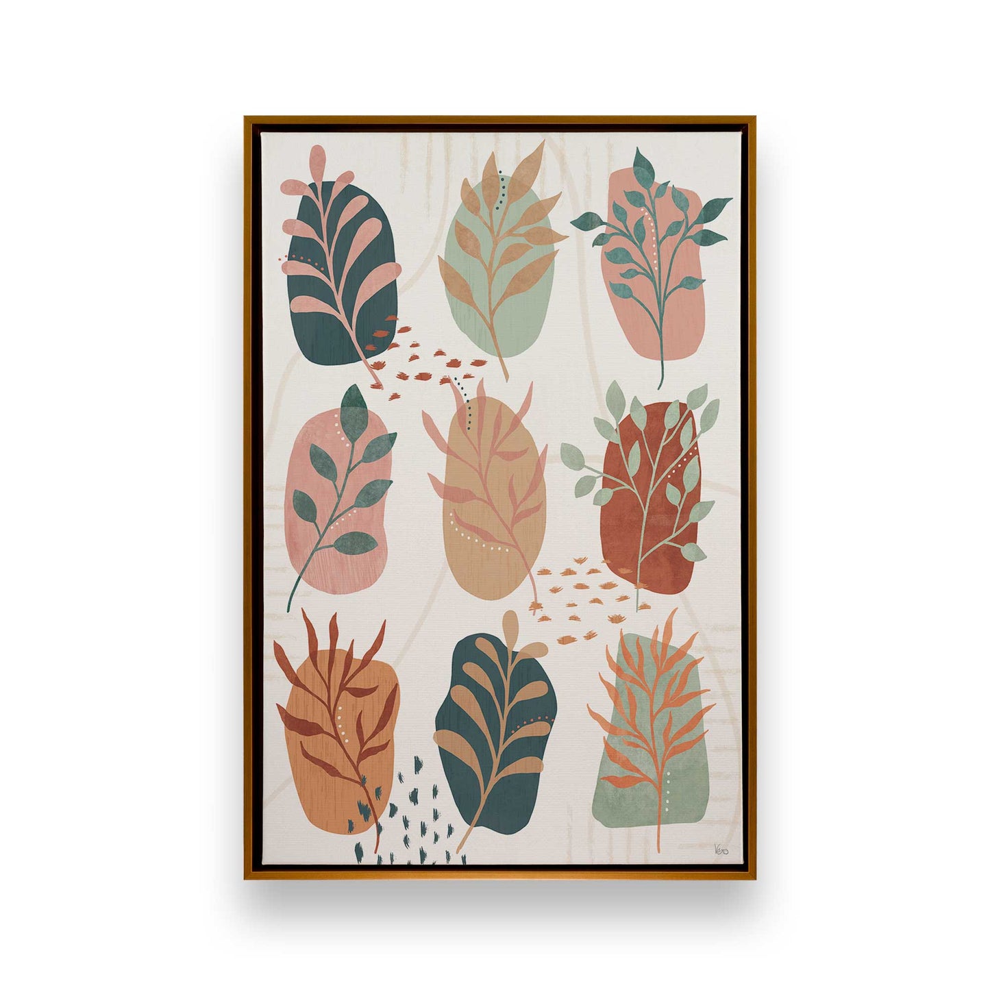 [Color:Polished Gold], Picture of art in a Polished Gold frame