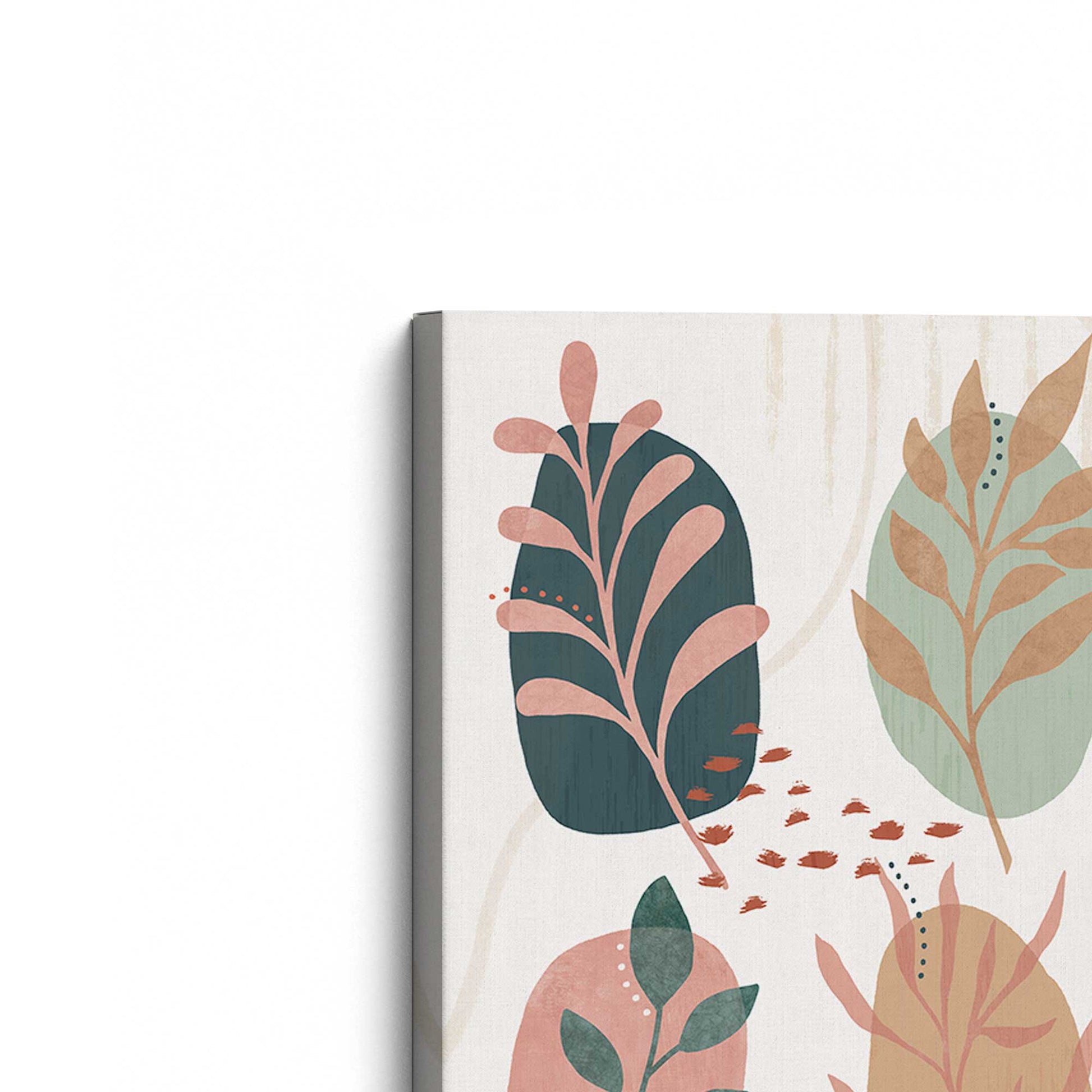 [Color:Stretched Canvas], Picture of the corner of the art