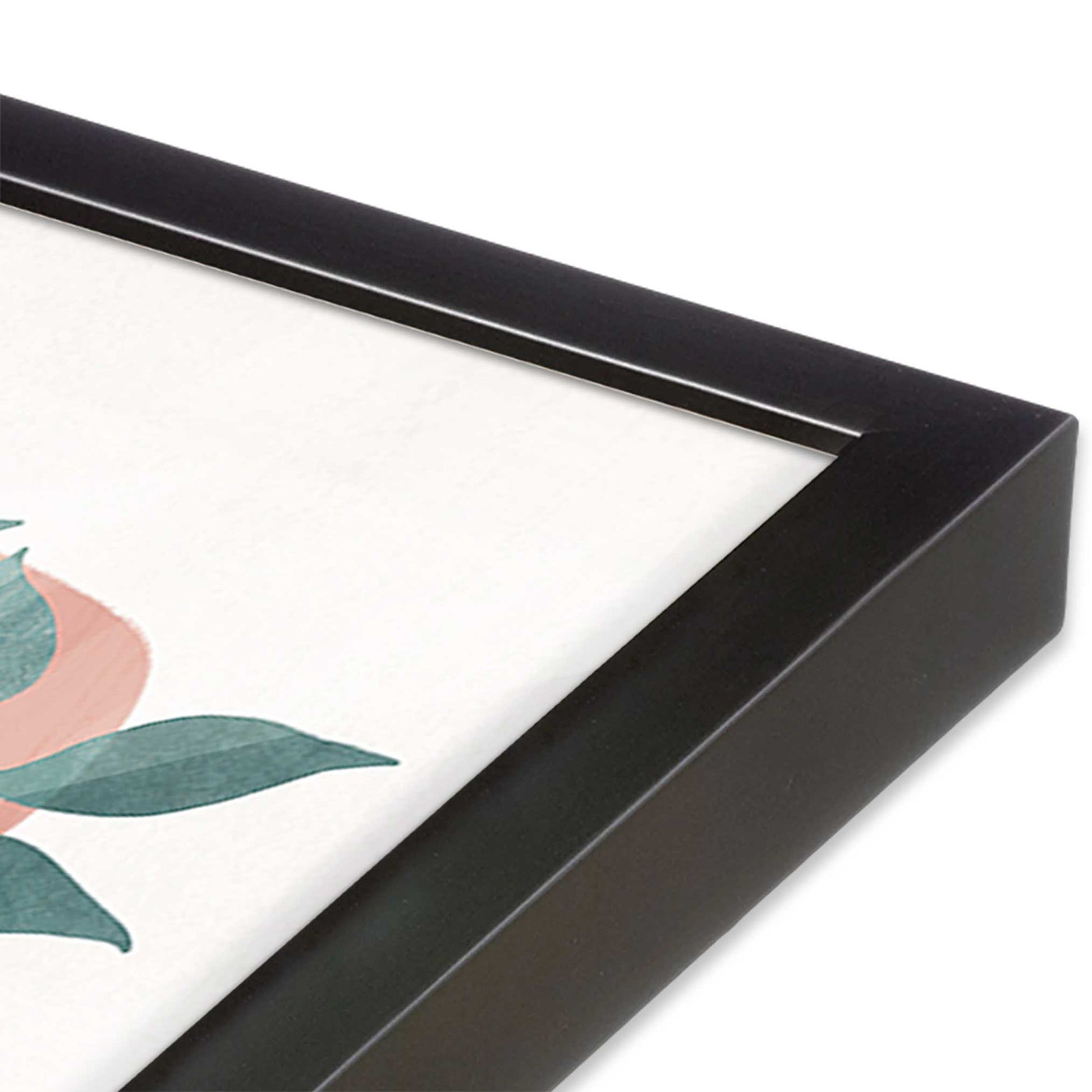 [Color:Weathered Zinc], Picture of art in a Weathered Zinc frame at an angle