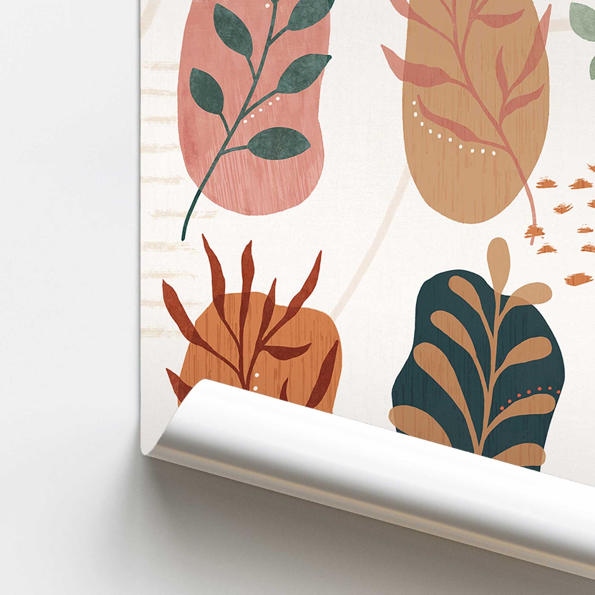 [color:Rolled Print], Picture of close up of art