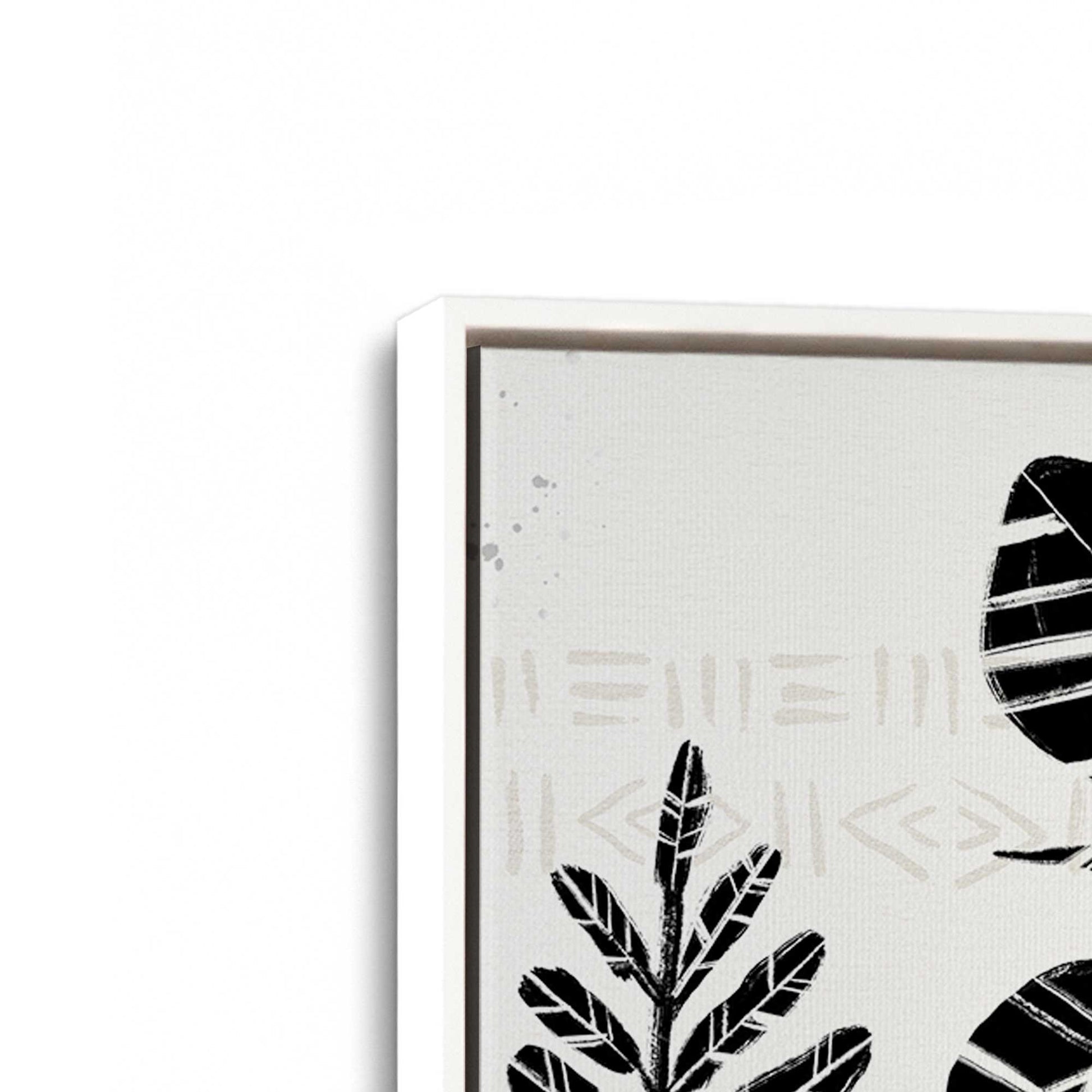 [Color:Opaque White], Picture of art in a White frame at an angle