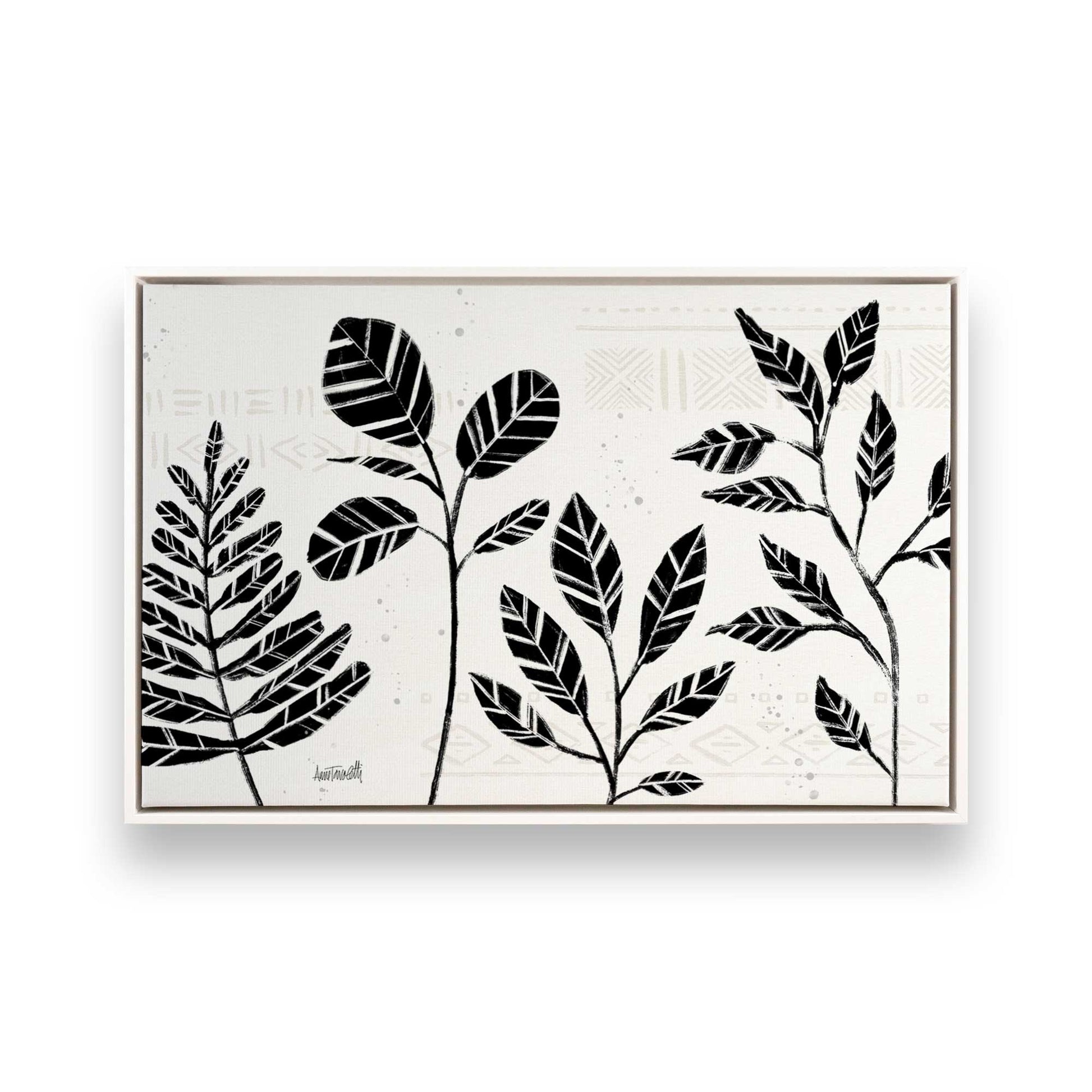 [Color:Opaque White], Picture of art in a White frame