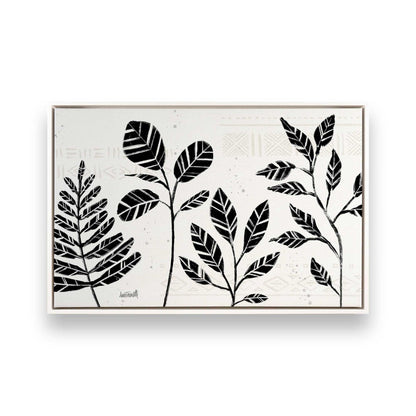 [Color:Opaque White], Picture of art in a White frame