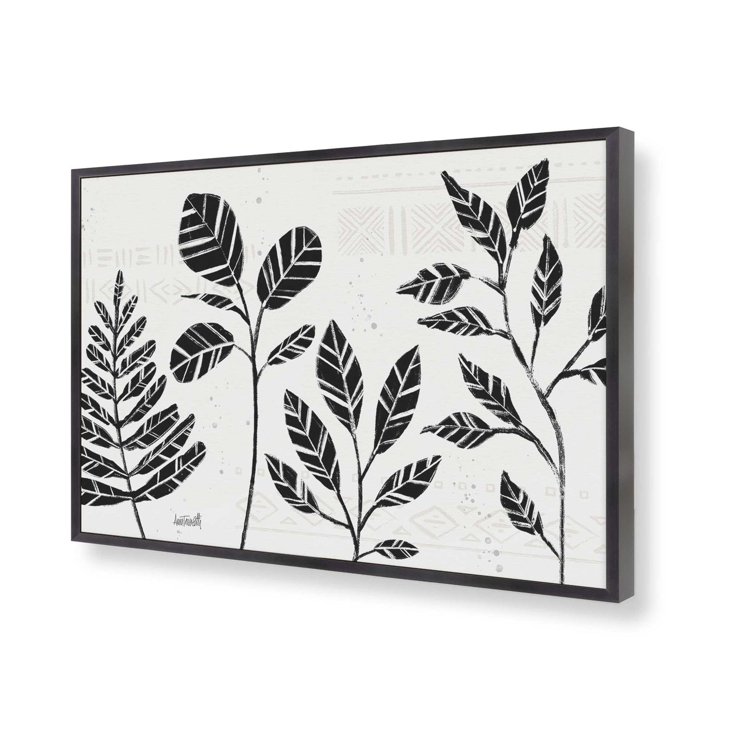 [Color:Weathered Zinc], Picture of art in a Weathered Zinc frame of the corner