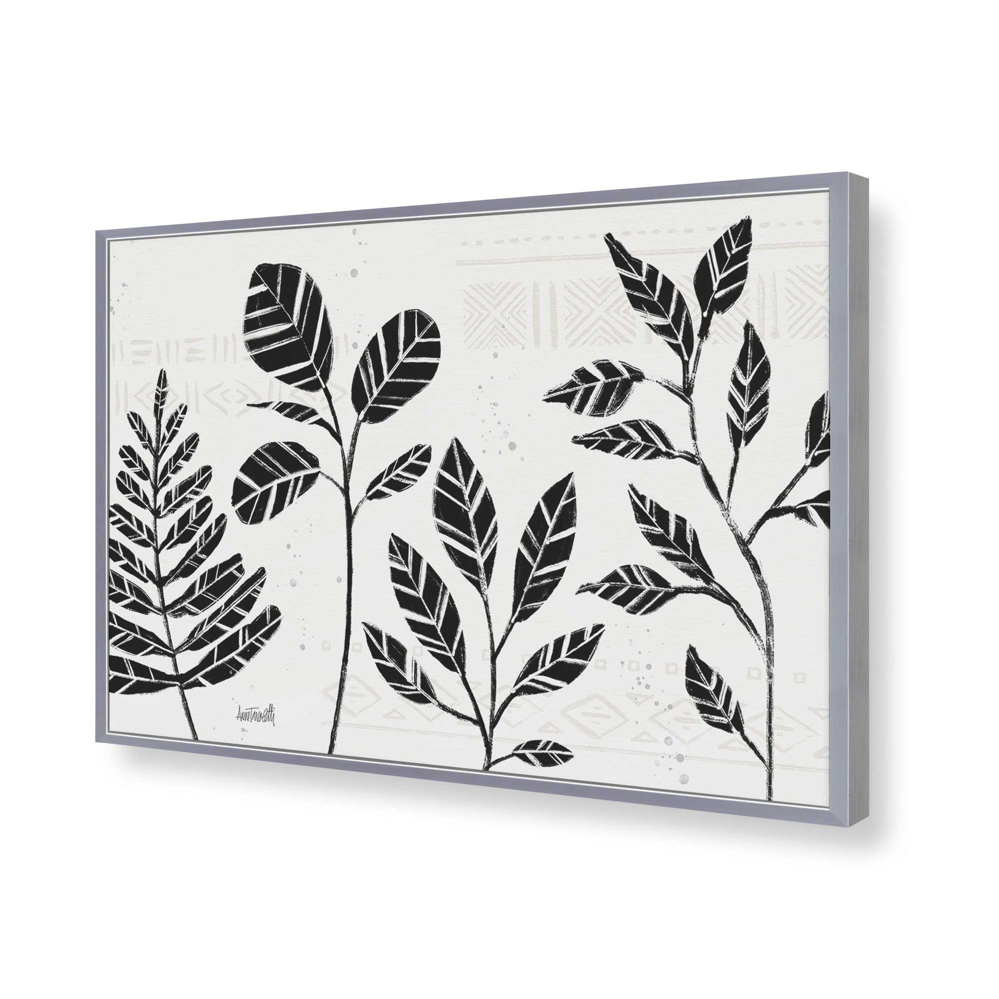 [Color:Polished Chrome], Picture of art in a Polished Chrome frame of the corner