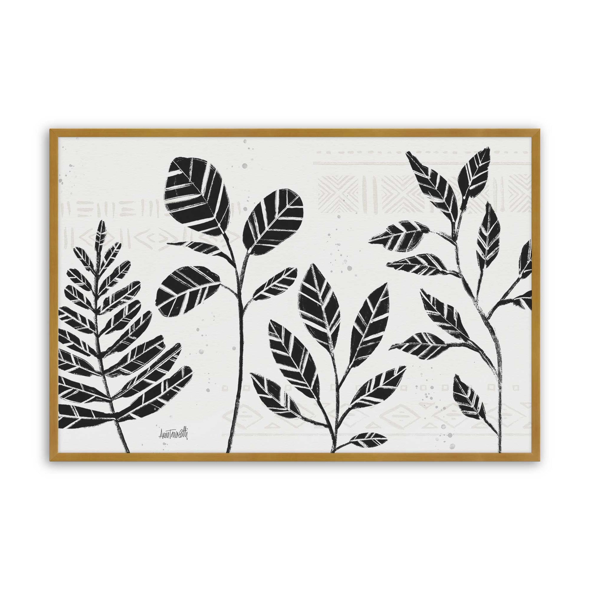 [Color:Polished Gold], Picture of art in a Polished Gold frame