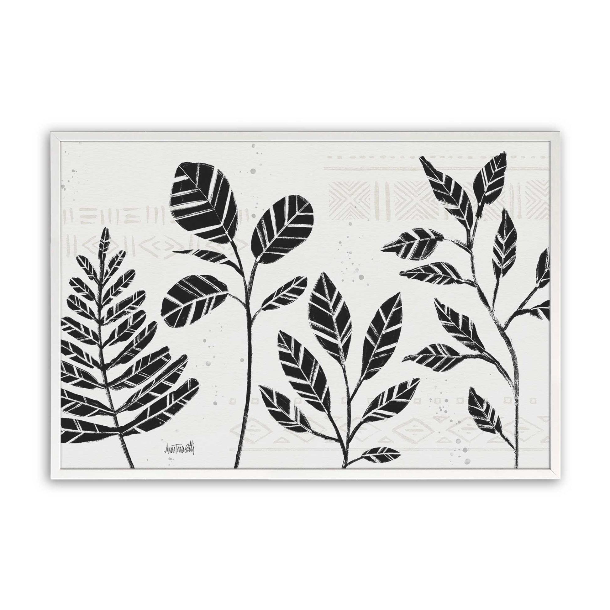 [Color:Opaque White], Picture of art in a Opaque White frame