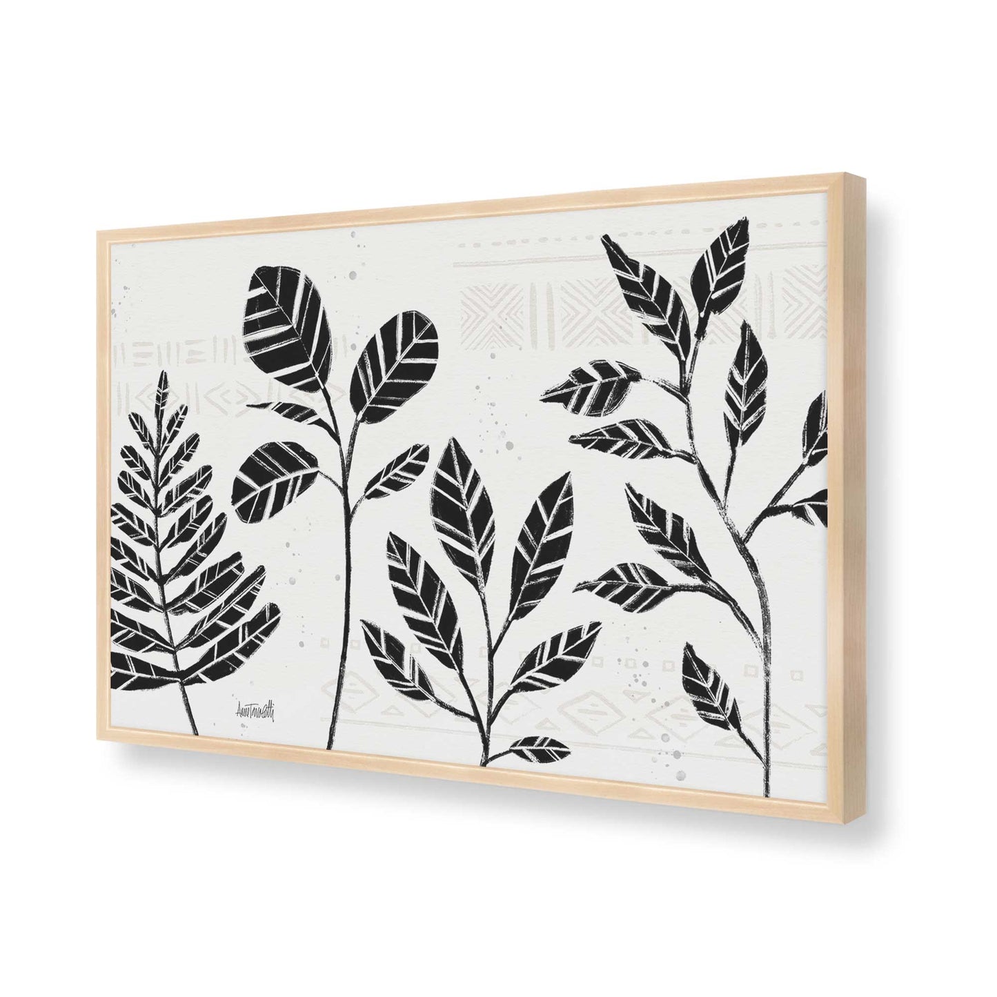 [Color:Raw Maple], Picture of art in a Raw Maple frame of the corner
