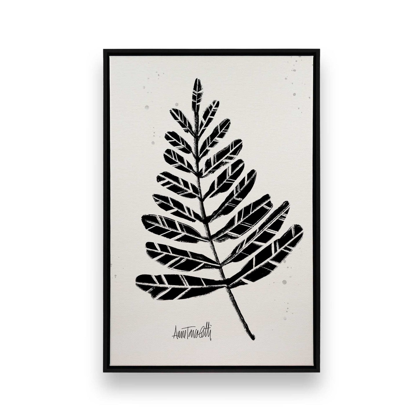 [Color:Satin Black], Picture of art in a Satin Black frame