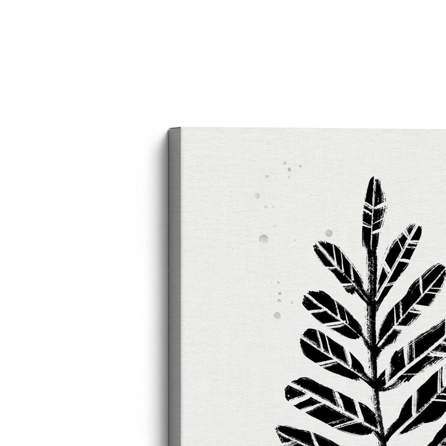 [Color:Stretched Canvas], Picture of the corner of the art