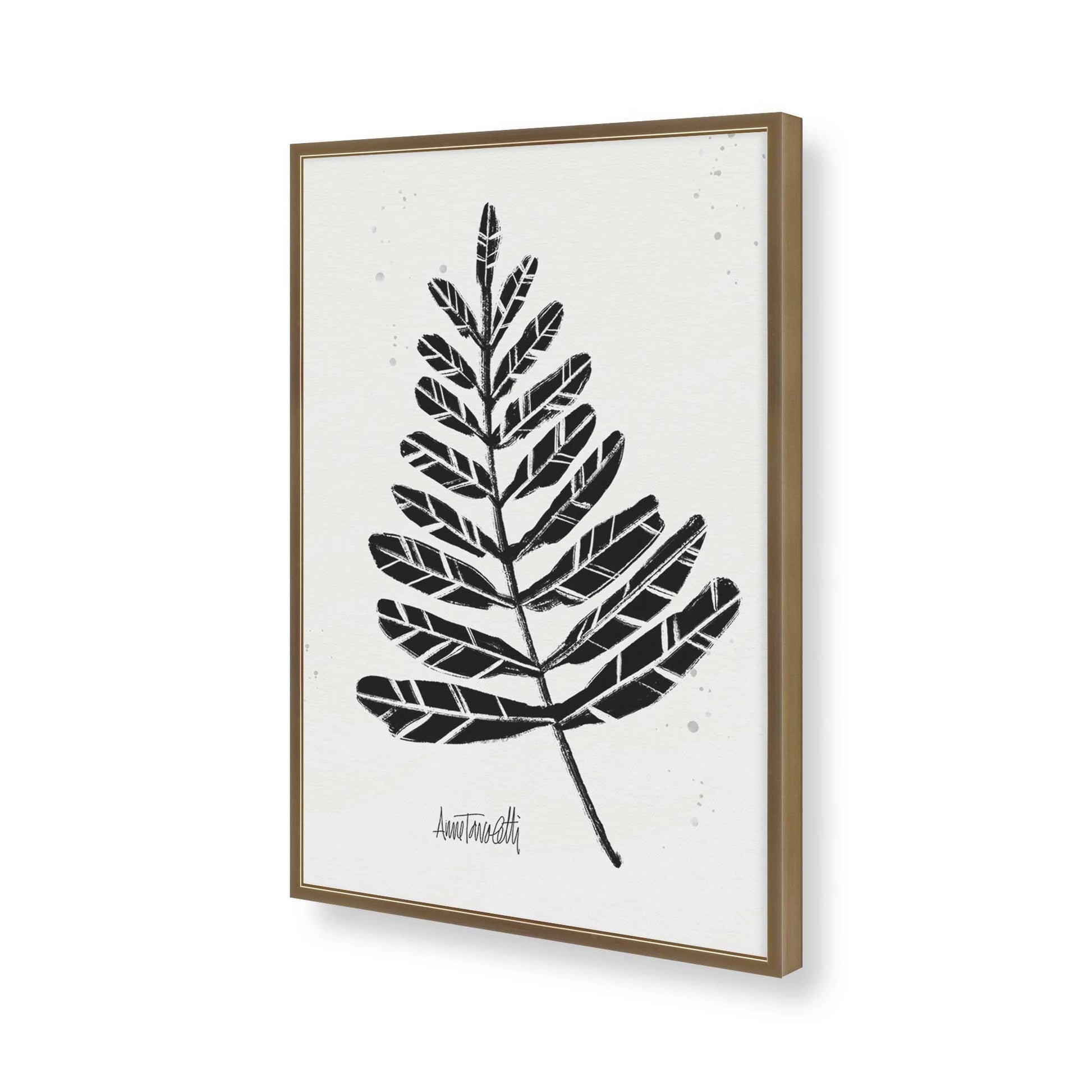 [Color:Brushed Gold], Picture of art in a Brushed Gold frame of the corner