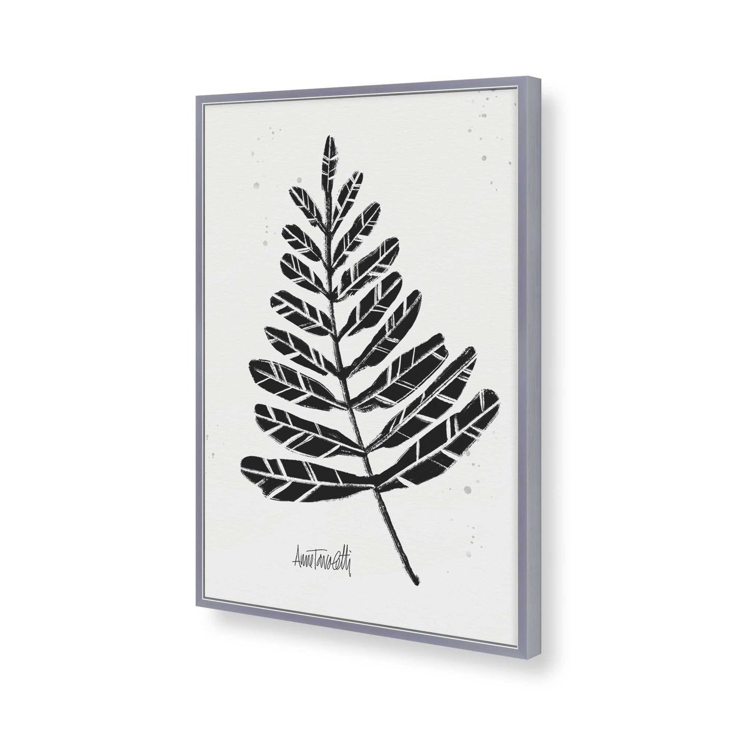 [Color:Polished Chrome], Picture of art in a Polished Chrome frame of the corner