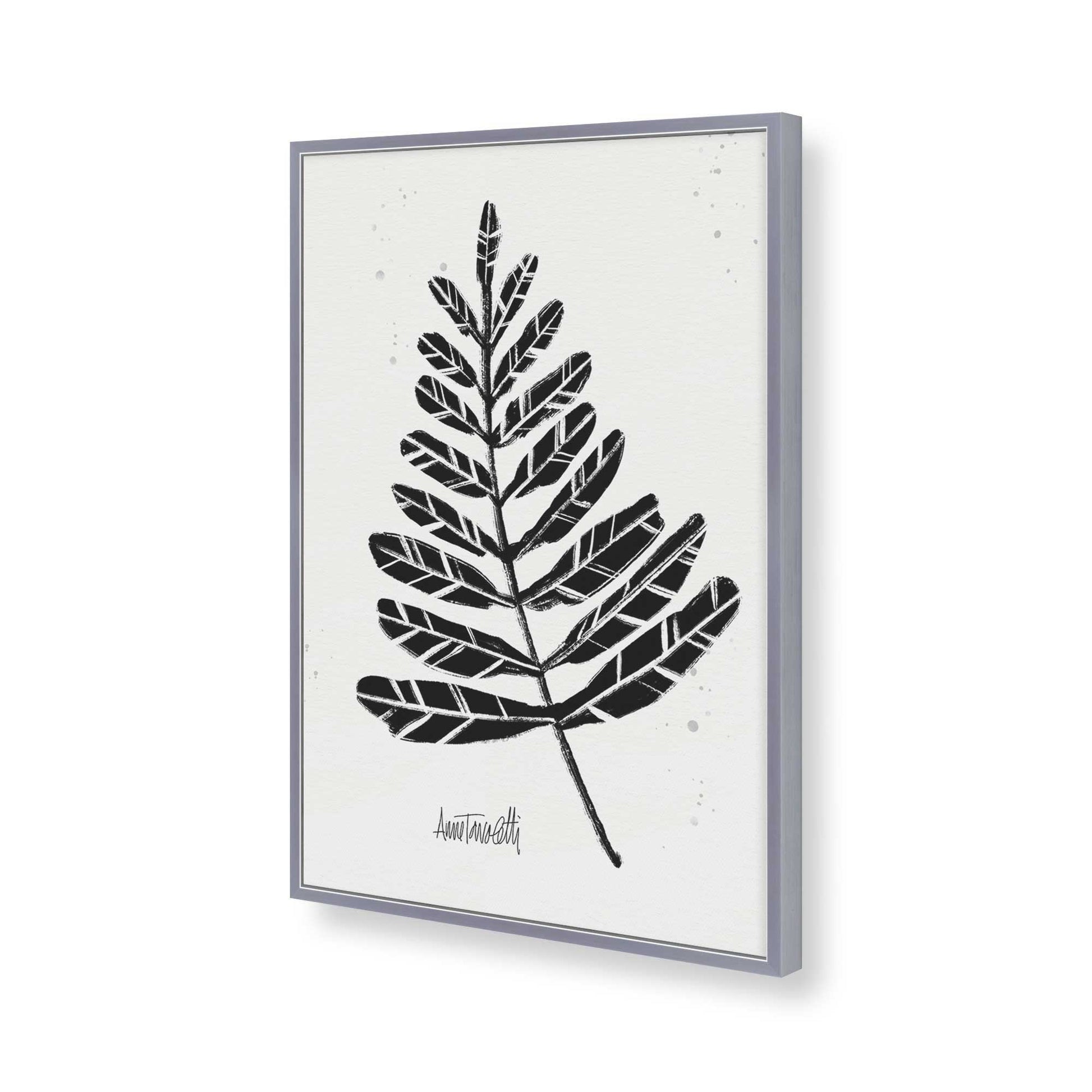 [Color:Polished Chrome], Picture of art in a Polished Chrome frame of the corner