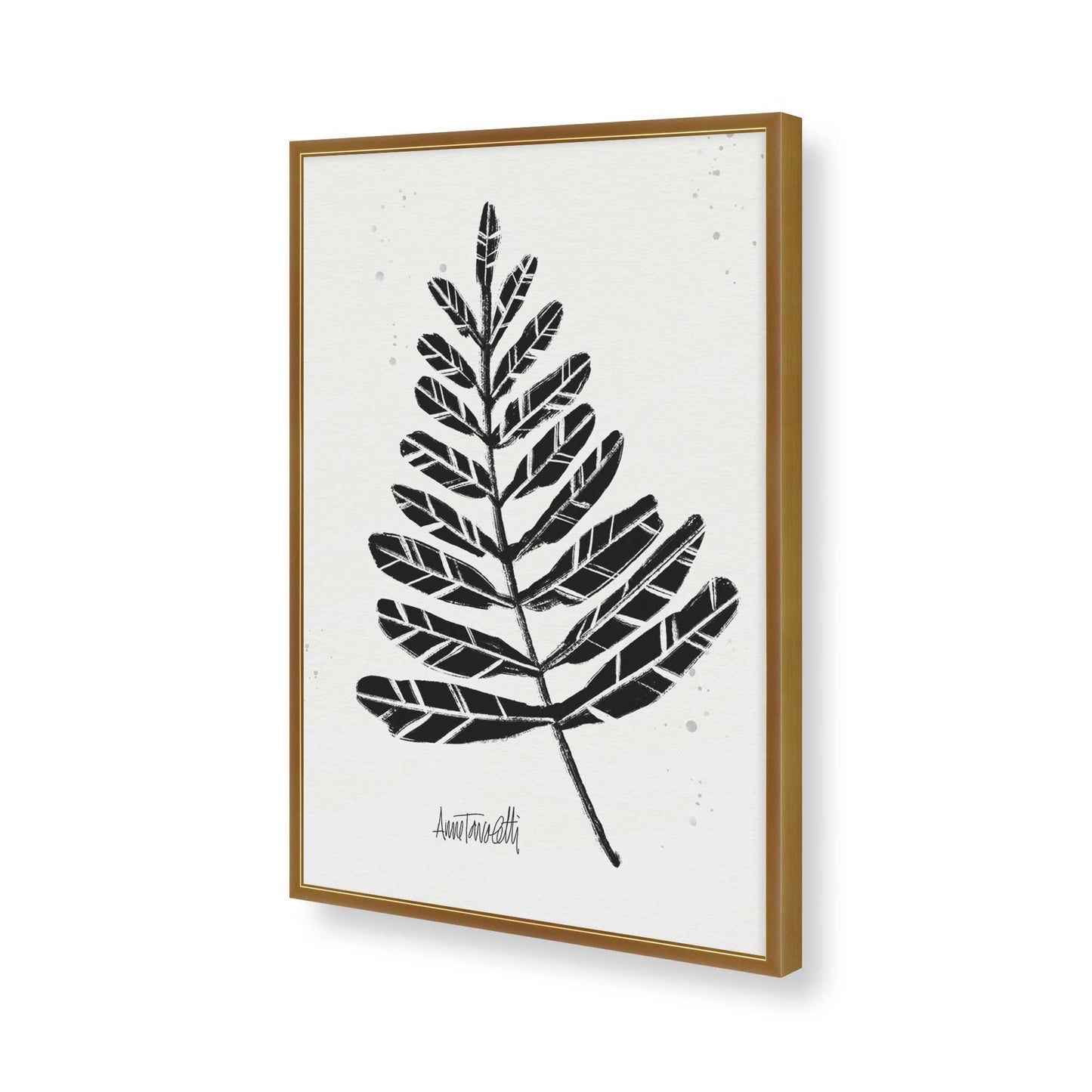 [Color:Polished Gold], Picture of art in a Polished Gold frame of the corner