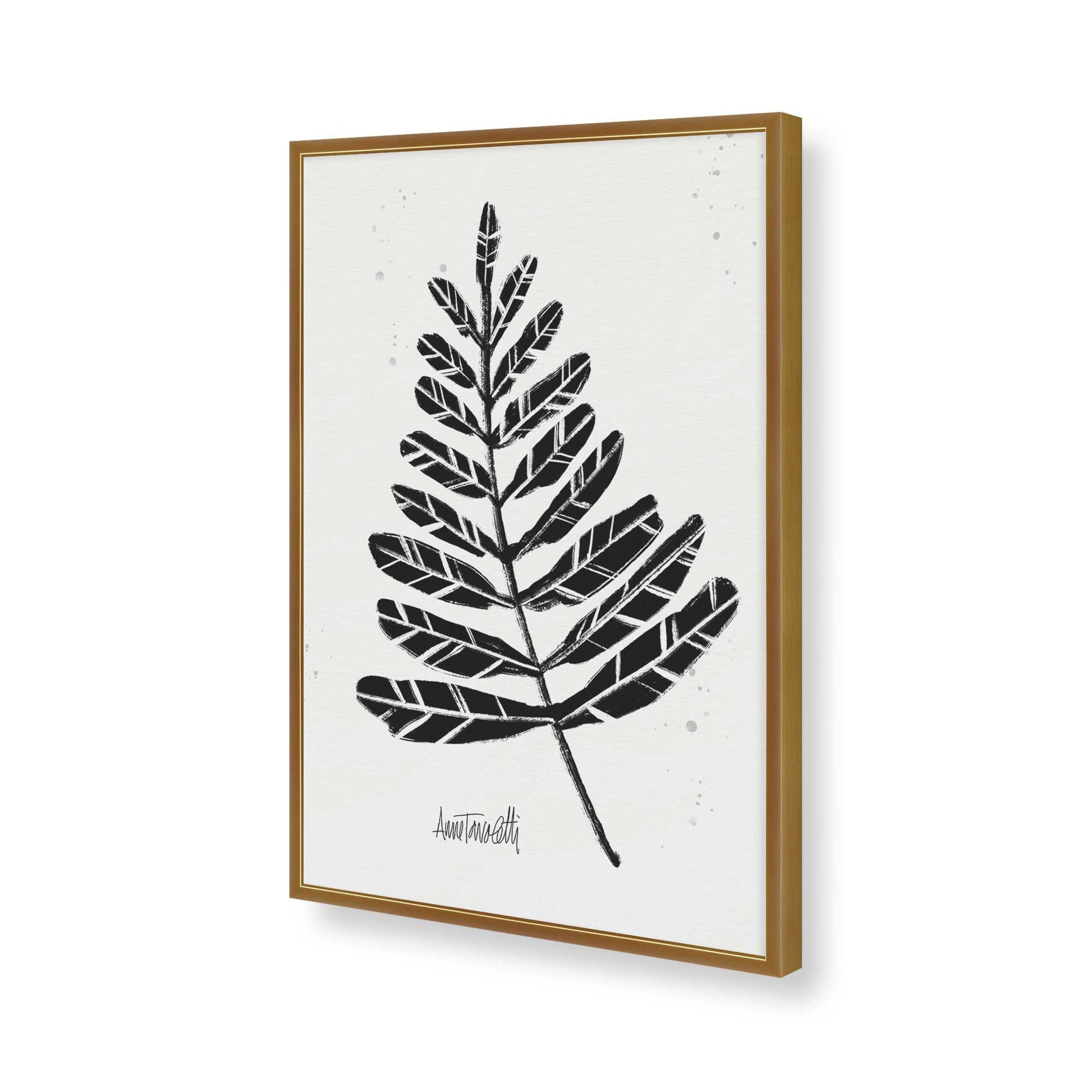 [Color:Polished Gold], Picture of art in a Polished Gold frame of the corner