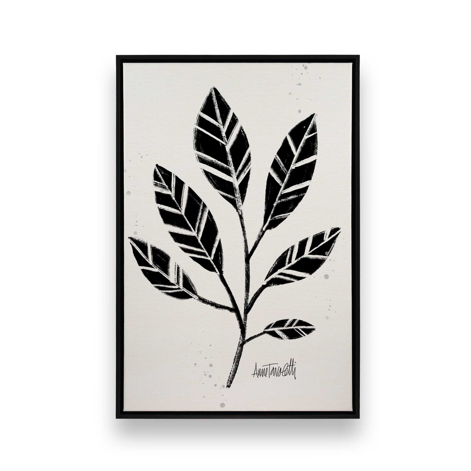 [Color:Satin Black], Picture of art in a Satin Black frame