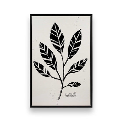 [Color:Satin Black], Picture of art in a Satin Black frame