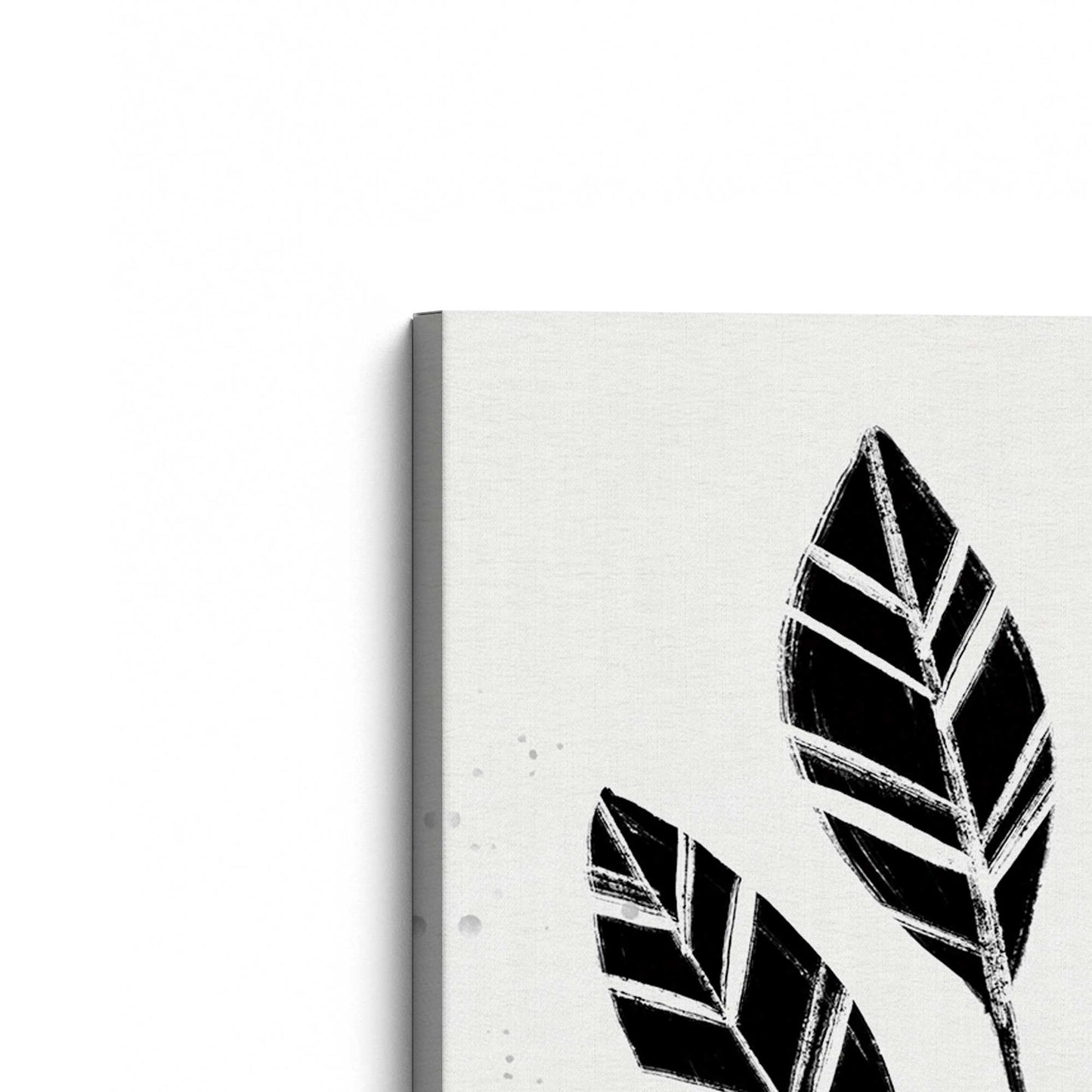 [Color:Stretched Canvas], Picture of the corner of the art