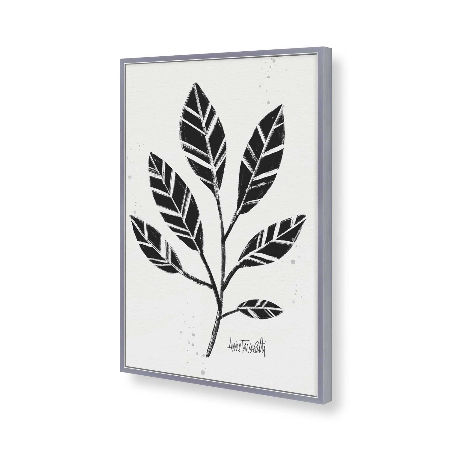 [Color:Polished Chrome], Picture of art in a Polished Chrome frame of the corner