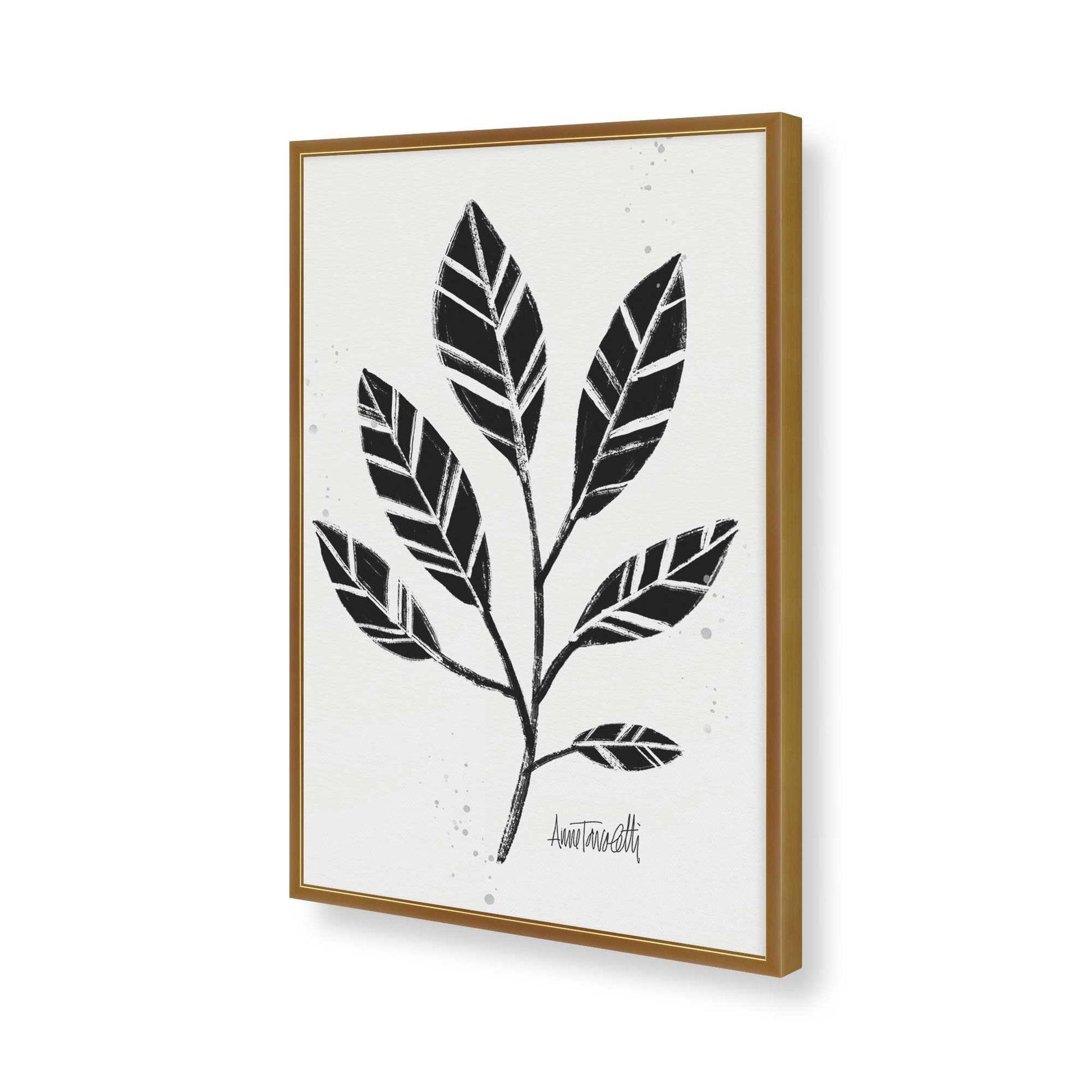 [Color:Polished Gold], Picture of art in a Polished Gold frame of the corner